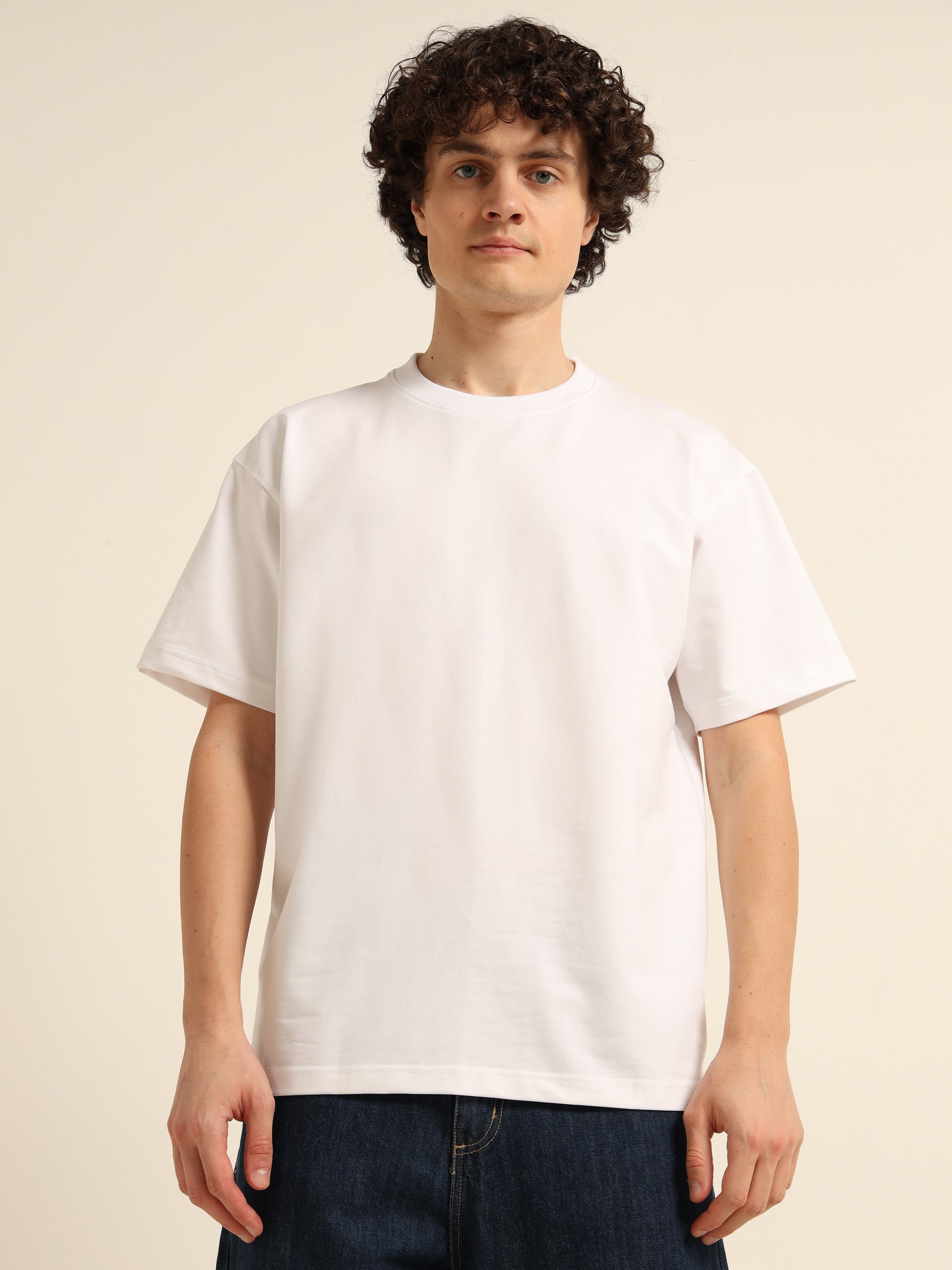 ORGANIC OVERSIZED SOLID T-SHIRT