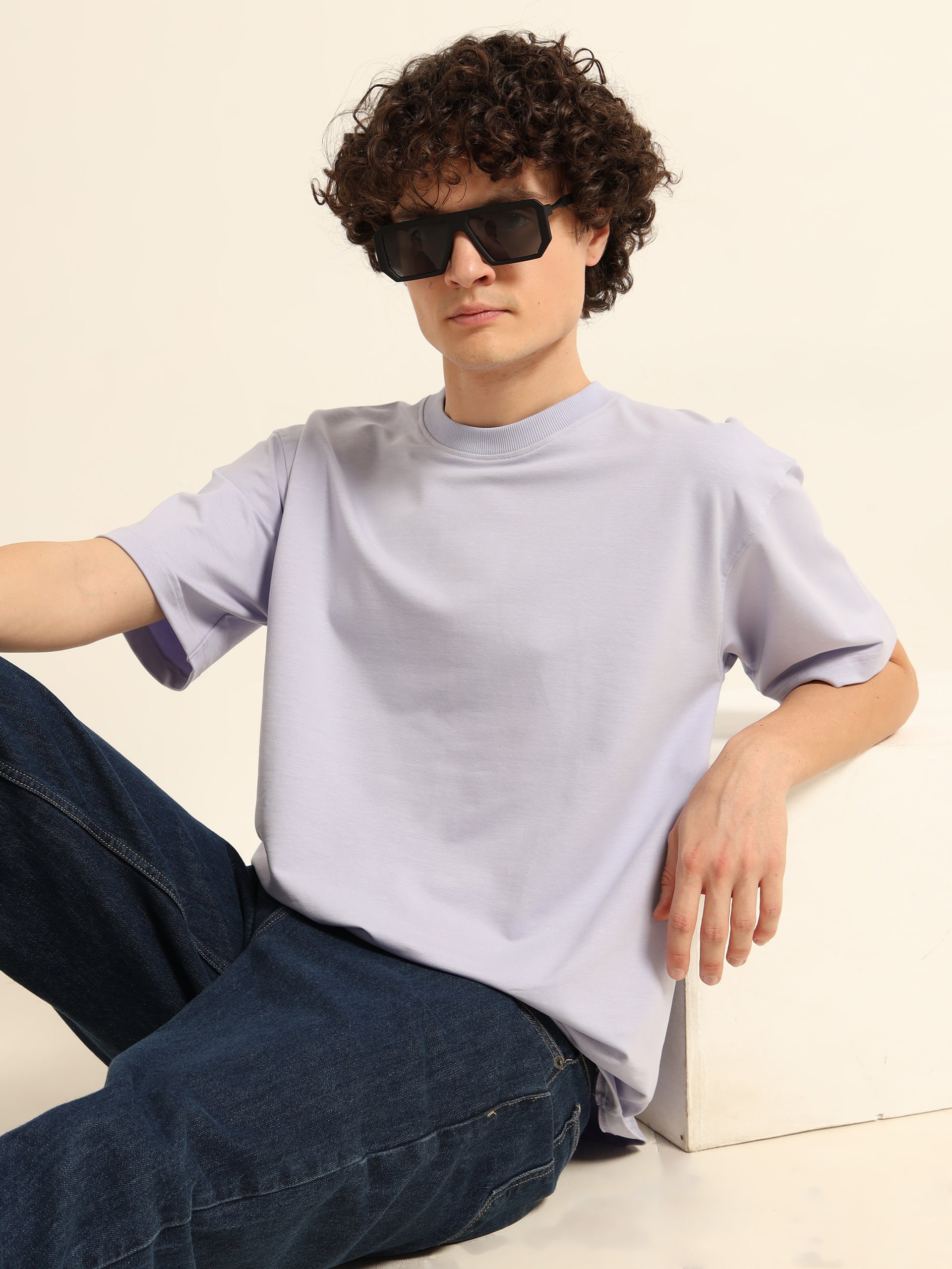 ORGANIC OVERSIZED SOLID T-SHIRT
