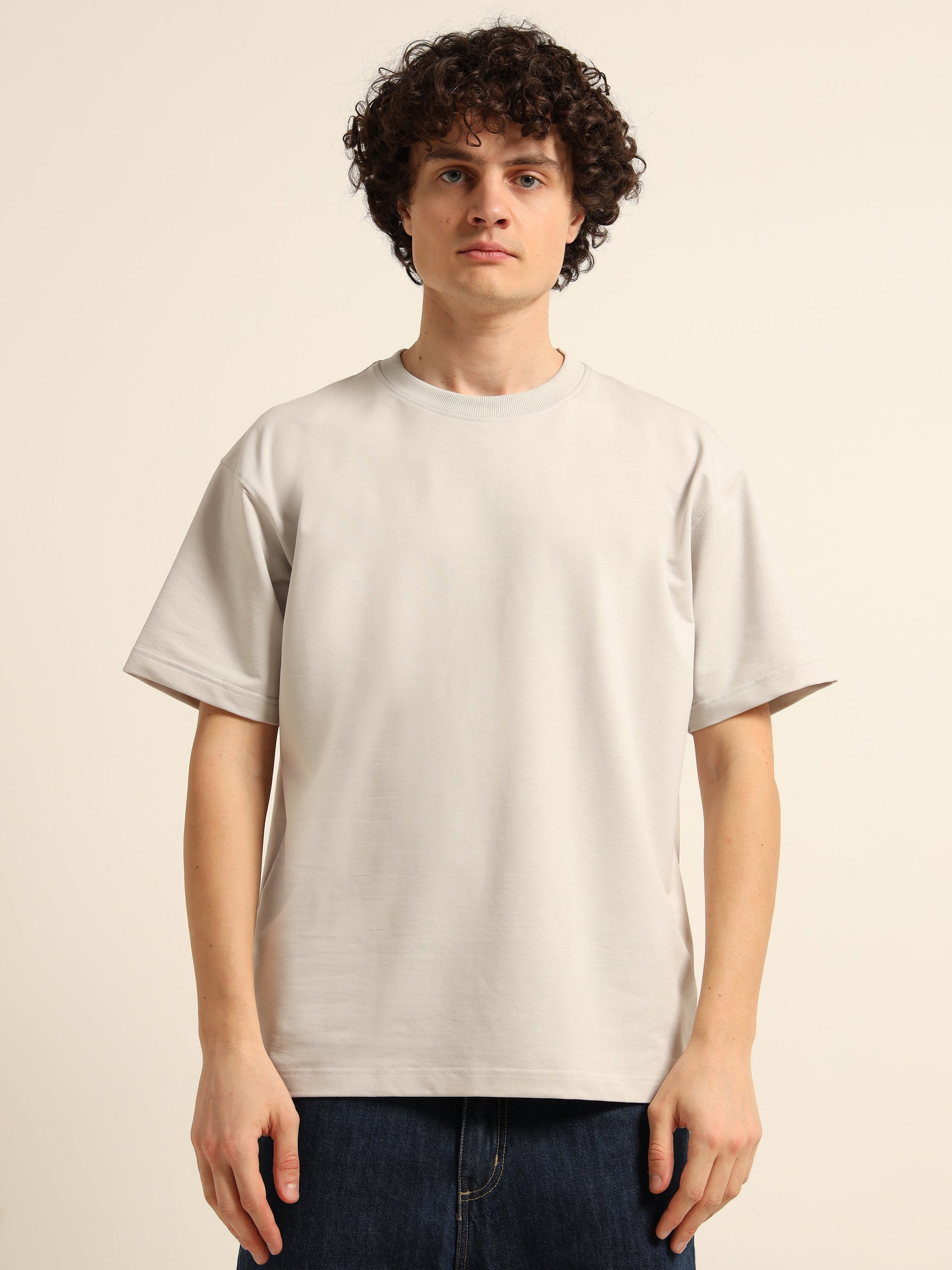 ORGANIC OVERSIZED SOLID T-SHIRT